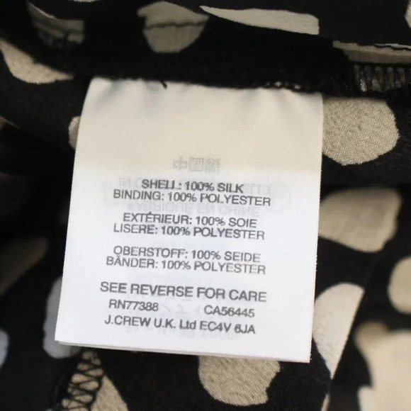 J.CREW ladies Blouse size 2 - Picture 7 of 8